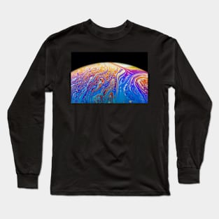 Soap Bubble Close Up Long Sleeve T-Shirt